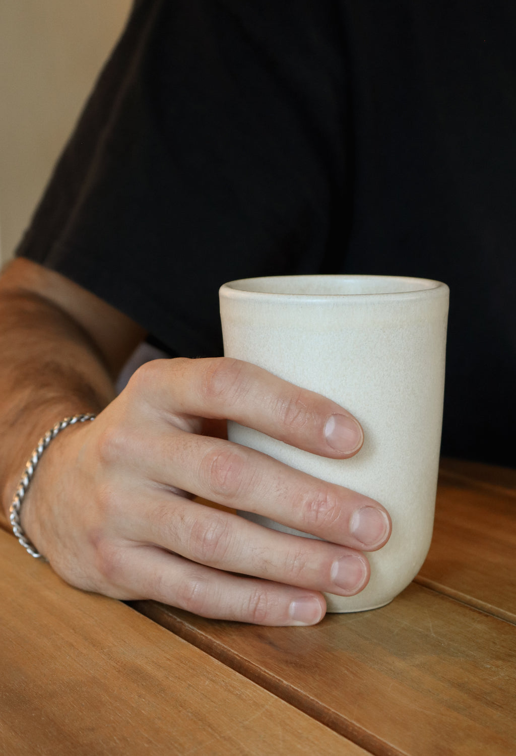 Beige mug